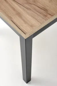 HALMAR Rozkladací jedálenský stôl TIAGO SQUARE remeselný dub/čierny