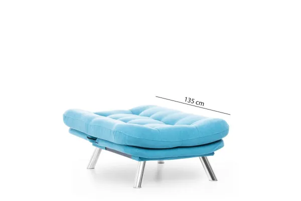Kreslo / Jednomiestna pohovka Misa Solo - Turquoise