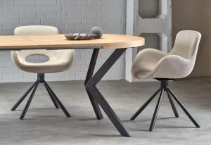 HALMAR Rozkladací stôl Peroni zlatý dub