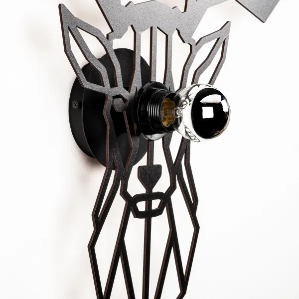 Opviq Nástenná lampa Soul čierna