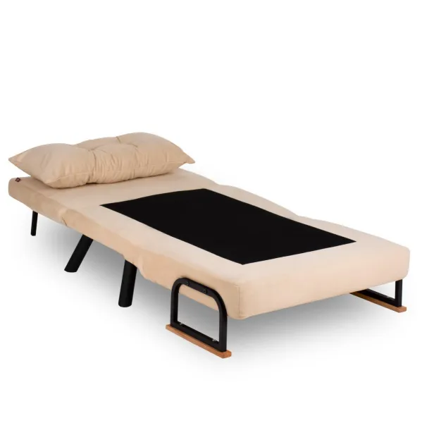 Rozkladacie kreslo Sando Single - Cream