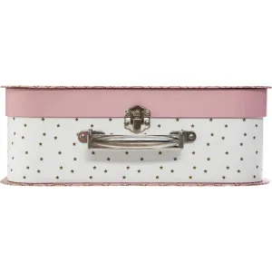 ATMOSPHERA Sada 3 kufríkov s račňou Boiro ružová