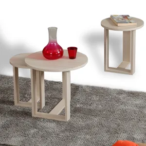 Skladací stôl Mira Oak, 3 ks