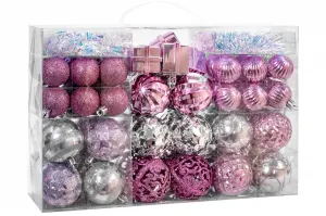 Tutumi Súprava baniek BARBIE 72 ks mix druhov ružovo-strieborná