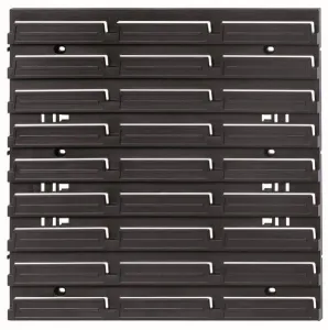 Prosperplast Sada montážních panelů 2 ks BENER 38,6 x 1,8 x 39 cm černá