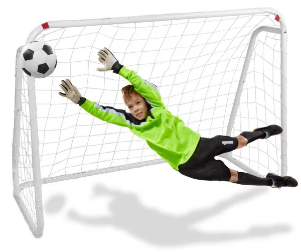 Sada 2 futbalových gólov Signal white