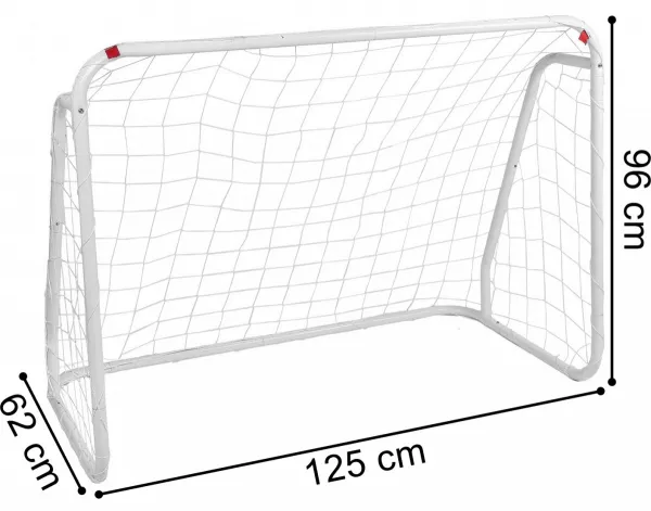 Sada 2 futbalových gólov Signal white