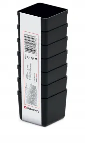 Prosperplast Sada úložných boxů 7 ks UNITEX 5,5 x 5,5 x 16,5 cm černá