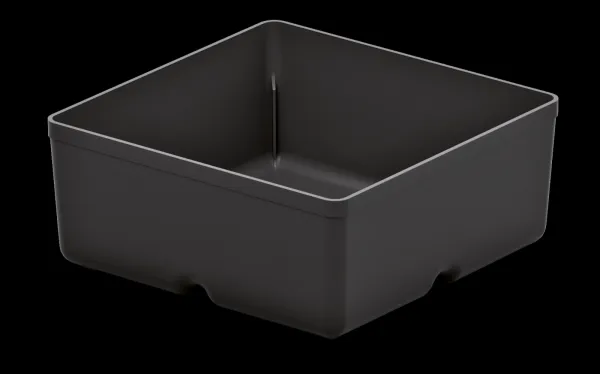 Prosperplast Sada úložných boxů 4 ks UNITEX 11 x 11 x 11,2 cm černá