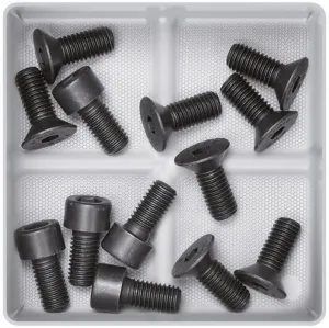 Prosperplast Sada úložných boxů 4 ks UNITEX 11 x 11 x 11,2 cm černá