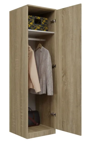 TP Living Šatníková skriňa Malva 50 cm dub sonoma