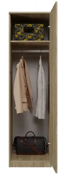 TP Living Šatníková skriňa Malva 50 cm dub sonoma