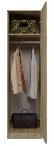 TP Living Šatníková skriňa Malva 50 cm dub sonoma