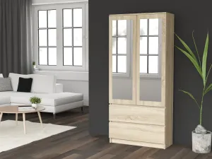 TP Living Šatníková skriňa SS - 90 dub sonoma