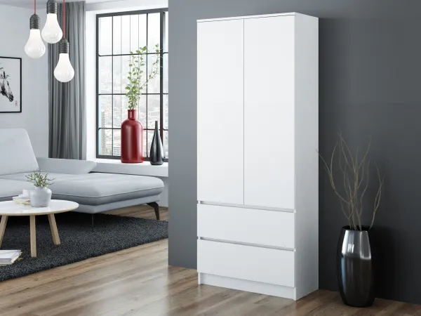 TP Living Šatníková skriňa SS-90 biela