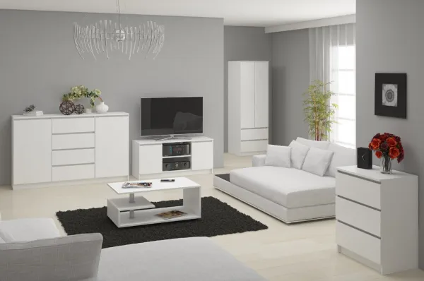 Ak furniture Šatníková skriňa Star 60 cm biela