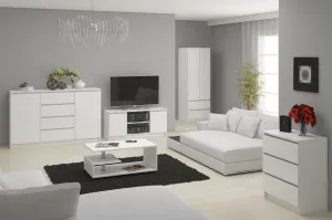 Ak furniture Šatníková skriňa Star 60 cm biela