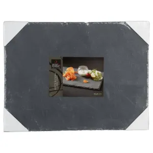 Secret de Gourmet Servírovací kamenný tanier 30x40 cm antracit