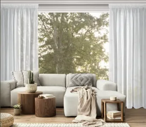 DekorStyle Síťová záclona KIM 140x300 bílá