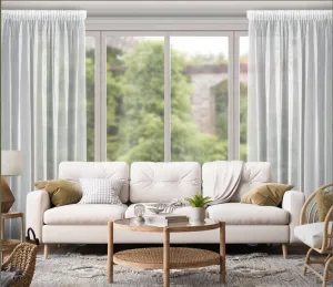 DekorStyle Síťová záclona KIM 140x300 bílá