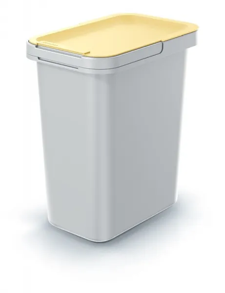 Prosperplast Set odpadkových košov SYSTEM 4x12 l popolavo šedý