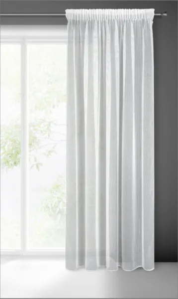 DekorStyle Síťová záclona KIM 140x300 bílá