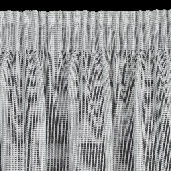 DekorStyle Síťová záclona KIM 140x300 stříbrná
