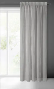 DekorStyle Síťová záclona KIM 140x300 stříbrná