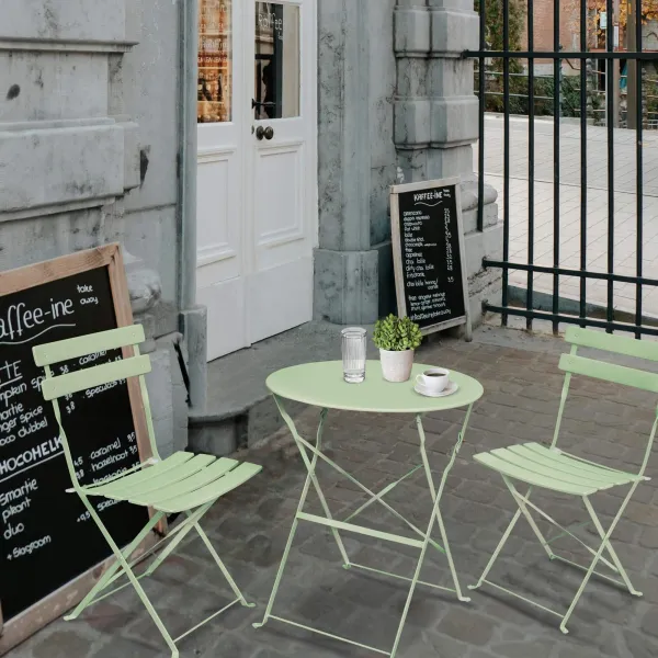 Ak furniture Skládací sada zahradního nábytku ORION zelená