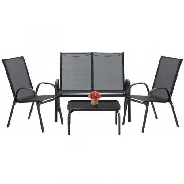 Garden Line Set zahradního nábytku Gota černý