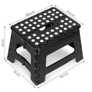 Wellhox Skladacia stolička 1 stupienok z plastu 22 cm