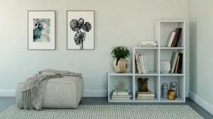 TP Living Schodový regál STEP RS-30 biely