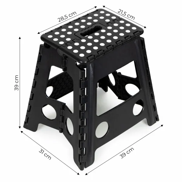 Wellhocx Skladacia stolička 1 stupienok z plastu 39 cm