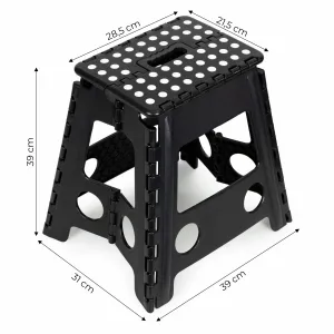 Wellhocx Skladacia stolička 1 stupienok z plastu 39 cm