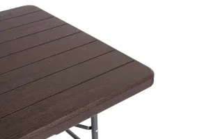MODERNHOME Skládací cateringový stůl Impro 180 cm hnědý