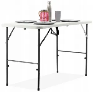 Garden Line Skládací cateringový stůl PEGGY 120 cm bílý