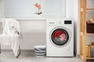 Asmar 10 litrové kompaktné skladacie vedro 32 cm bielo-sivé
