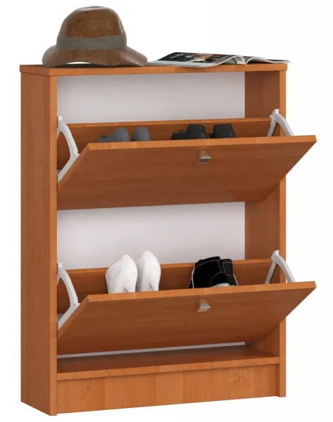 Ak furniture Skriňa na topánky Marienne 60 cm jelša