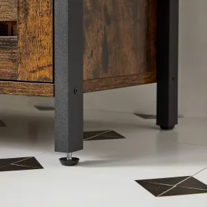 SONGMICS Skrinka pod umývadlo Vasagle Juka hnedá
