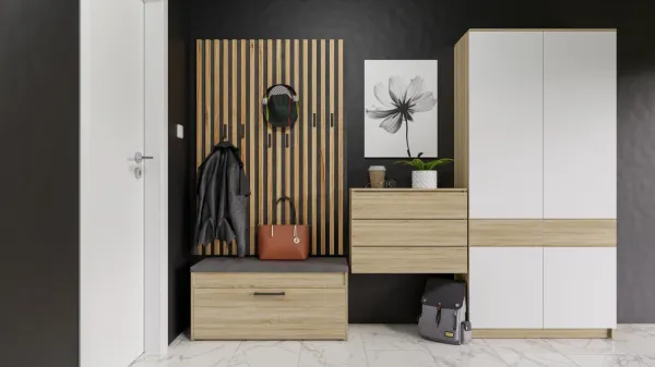 TP Living Skrinka na topánky PARMA dub sonoma