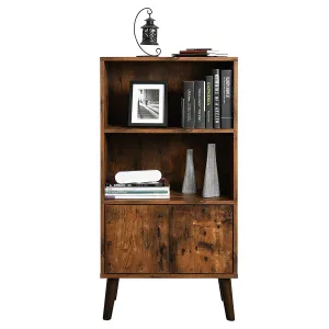 SONGMICS Knižnica retro dizajn 60x120cm hnedá