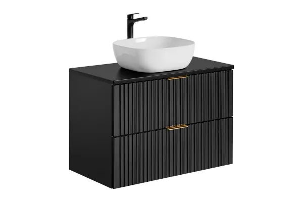 Comad Skříňka pod umyvadlo Casad 80 cm černá