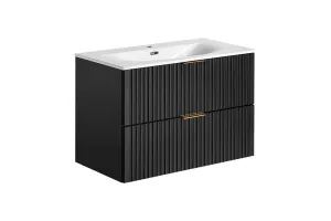 Comad Skříňka pod umyvadlo Casad 80 cm černá