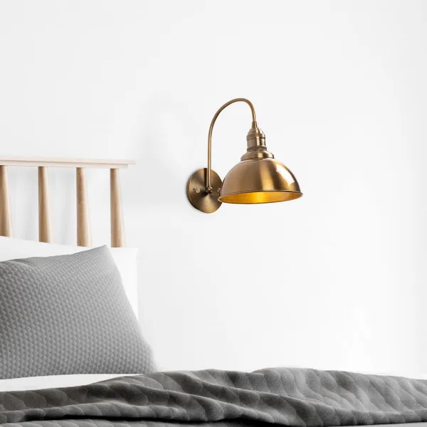 Opviq Nástenná lampa Varzan mosadz