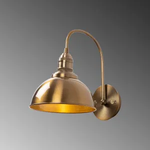Opviq Nástenná lampa Varzan mosadz