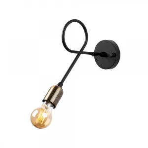 Opviq Nástenná lampa Viraj čierna
