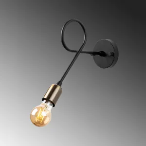 Opviq Nástenná lampa Viraj čierna