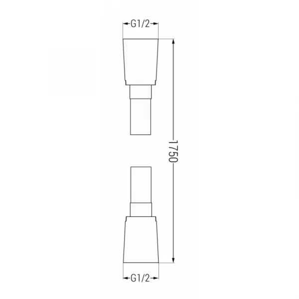 Sprchová hadica MEXEN 175 cm chróm