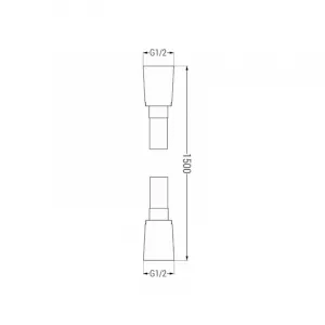 Sprchová súprava podomietková MEXEN CUBE DR02 25 cm čierna