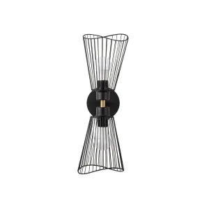 Opviq Nástenná lampa Zeyno čierna